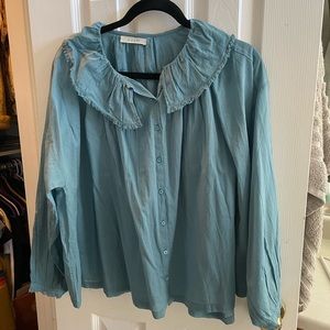 Doen Jeanette Button Up Cotton Top